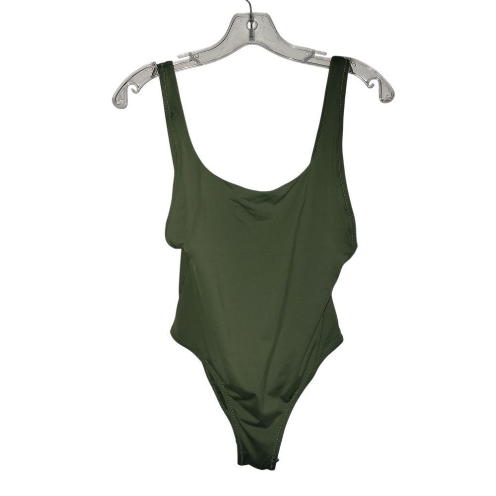Zara Olive Green One Piece Swimsuit